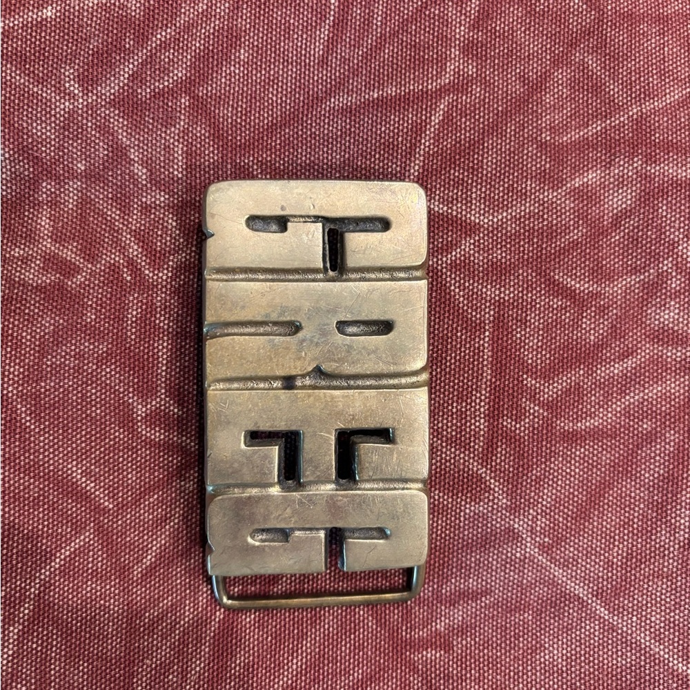 Vintage Brass Belt Buckle